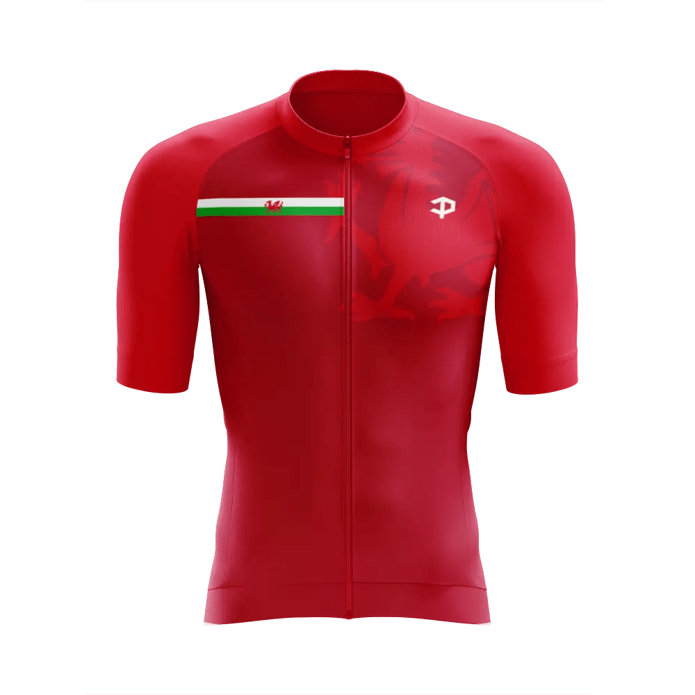 Men's Wales Short Sleeve Cycling Jersey  