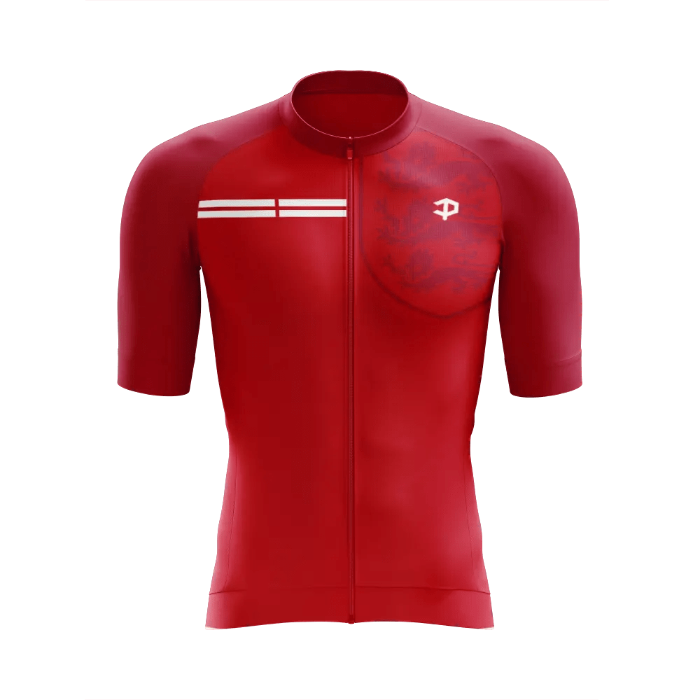 Men's England Short Sleeve Cycling Jersey  