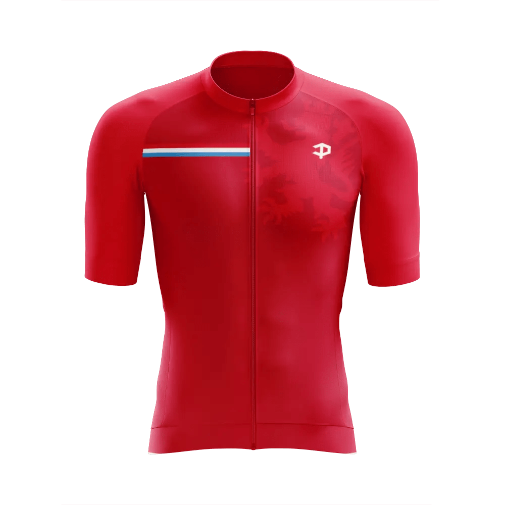 Men's Luxembourg Short Sleeve Cycling Jersey  