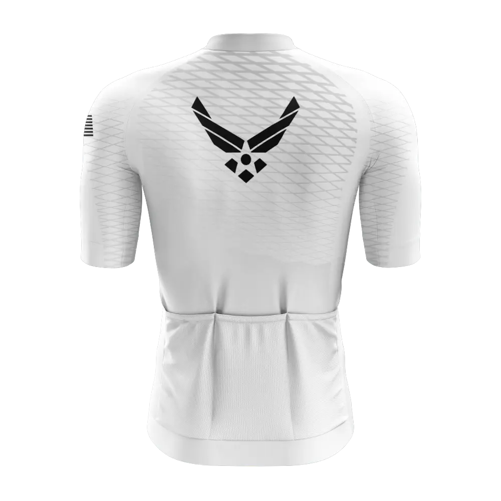 Men s Air Force Short Sleeve Cycling Jersey