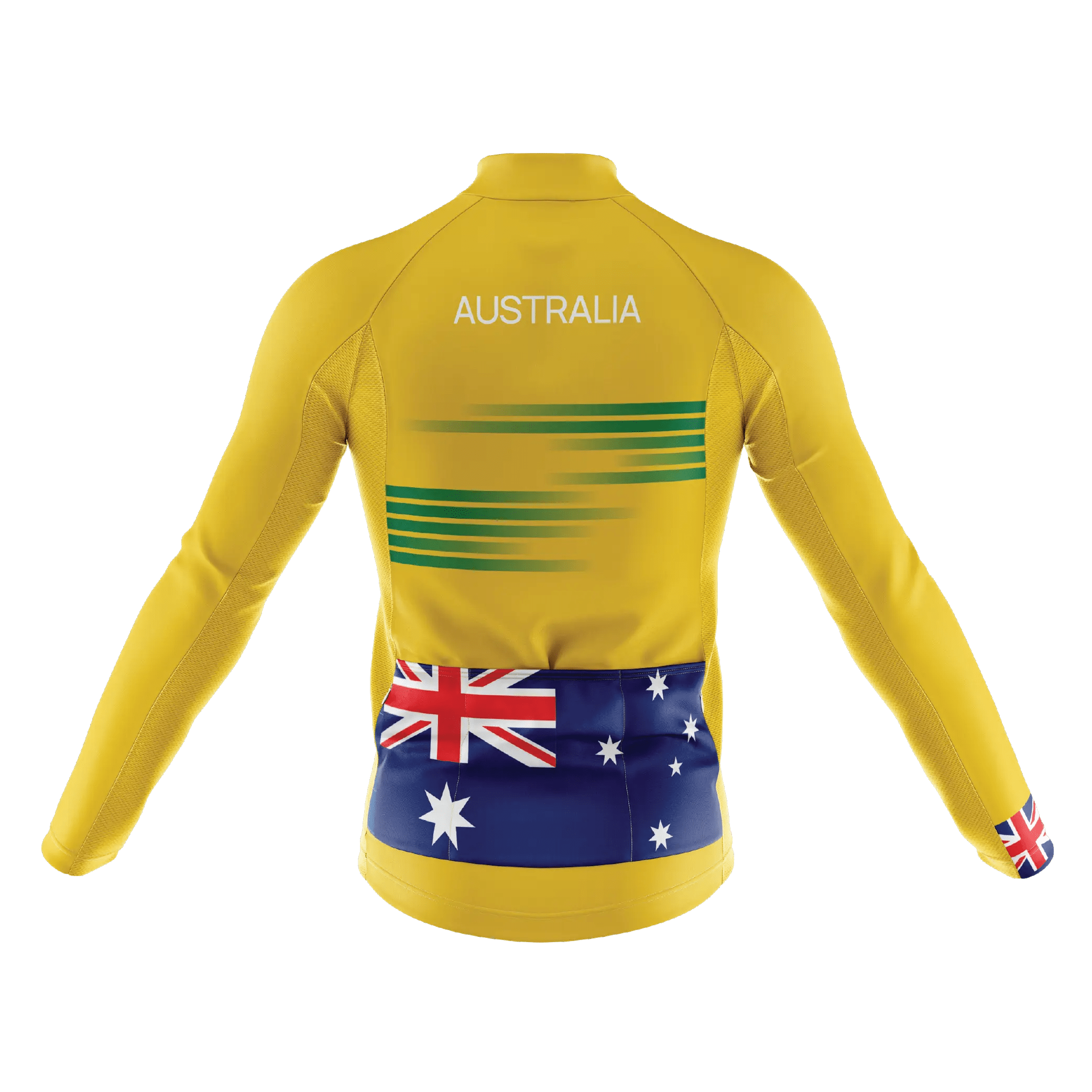 Australia Long Sleeve Cycling Jersey XS male