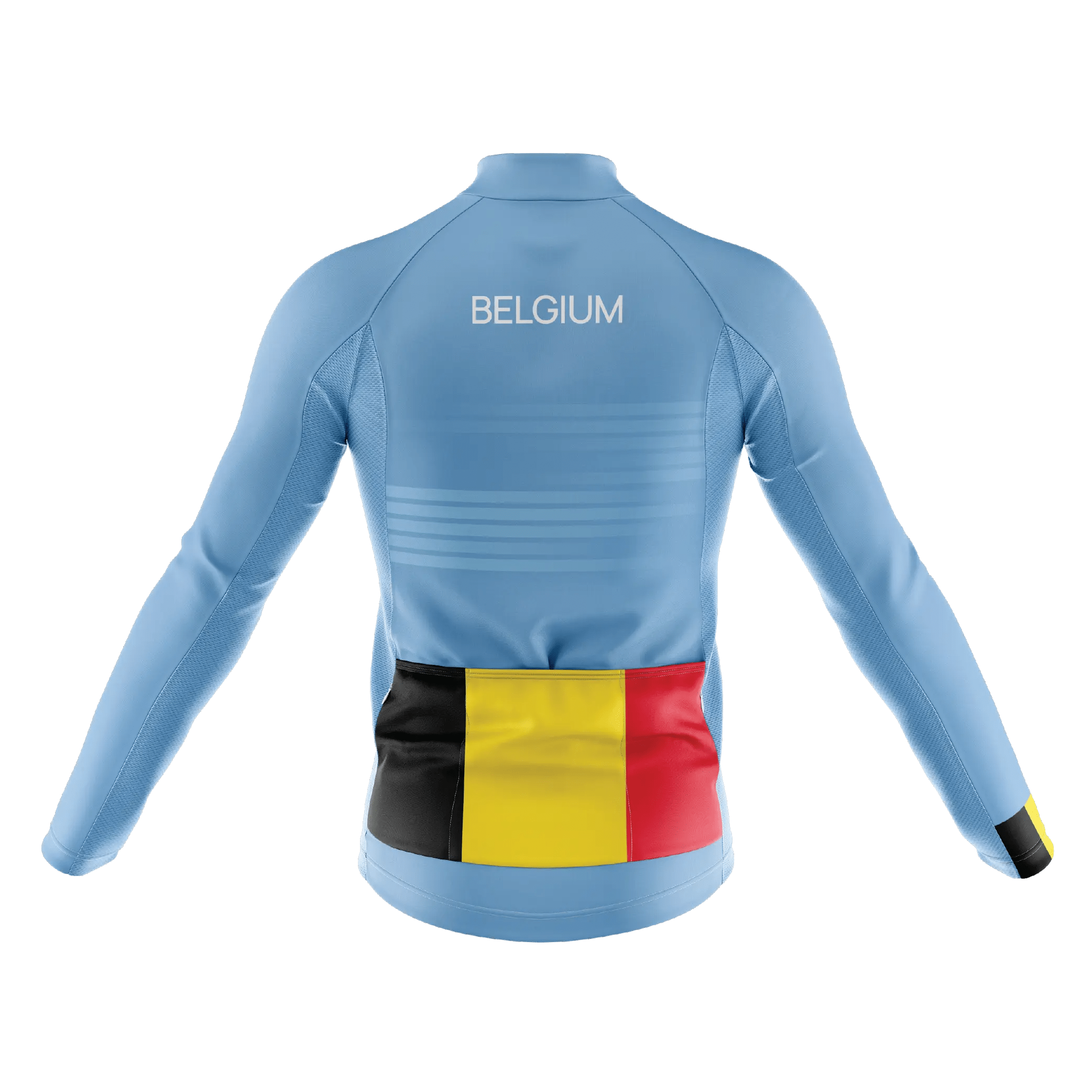 Belgium Long Sleeve Cycling Jersey 3XL Female