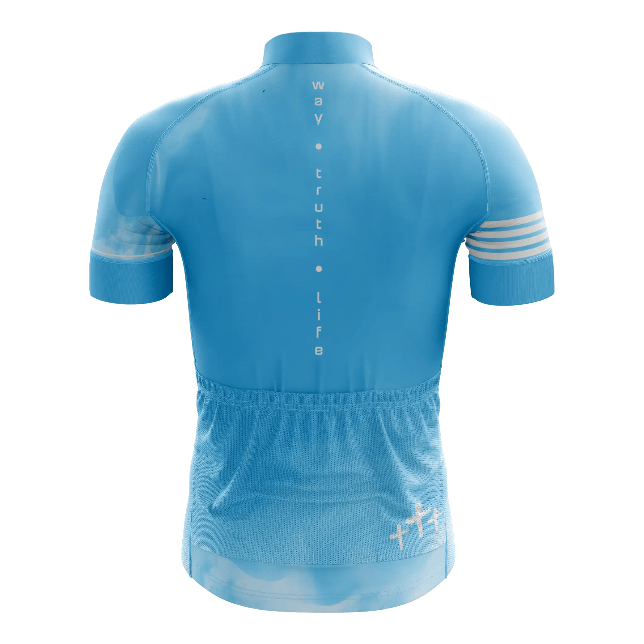 Faith Blue Short Sleeve Cycling Jersey