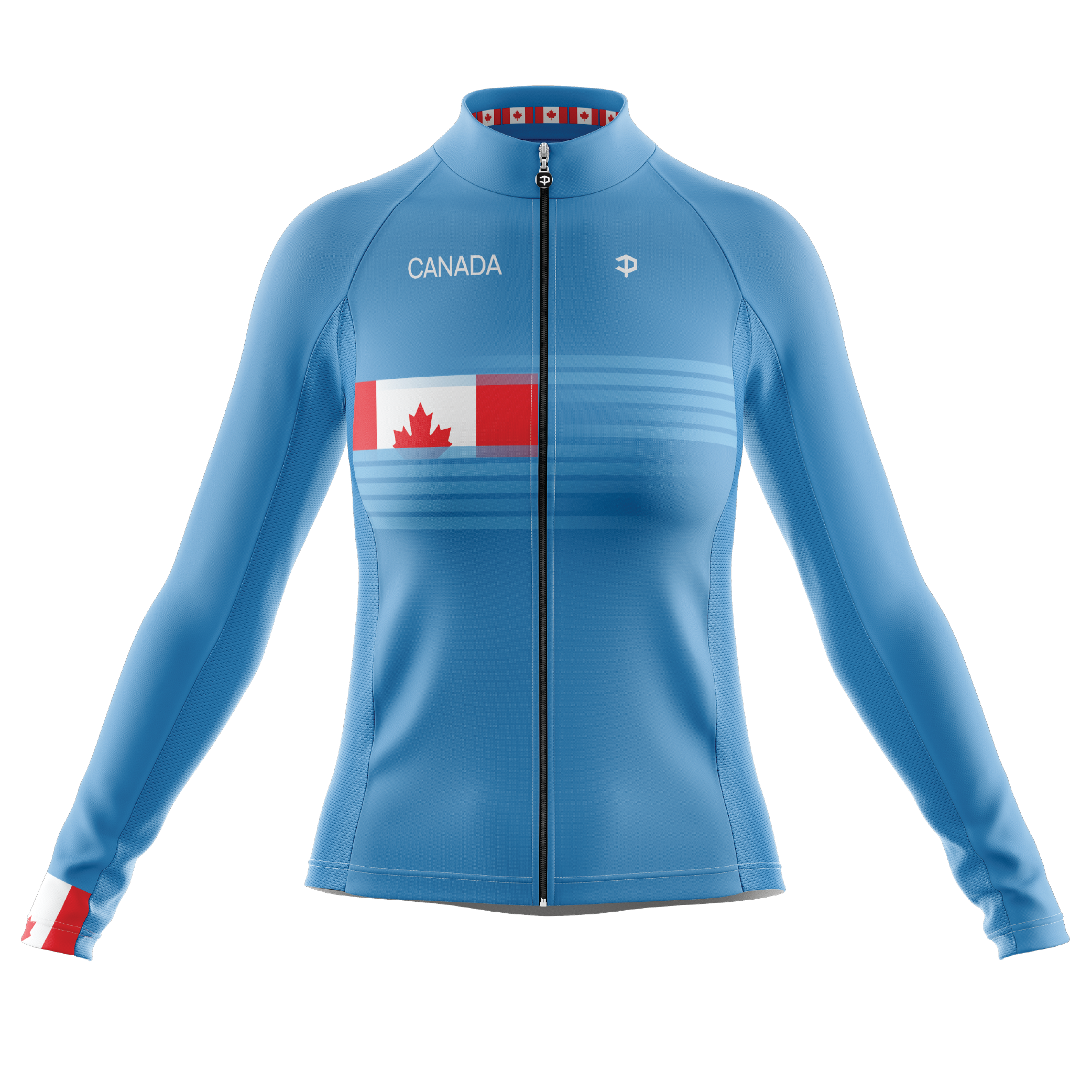 Canada Long Sleeve Cycling Jersey