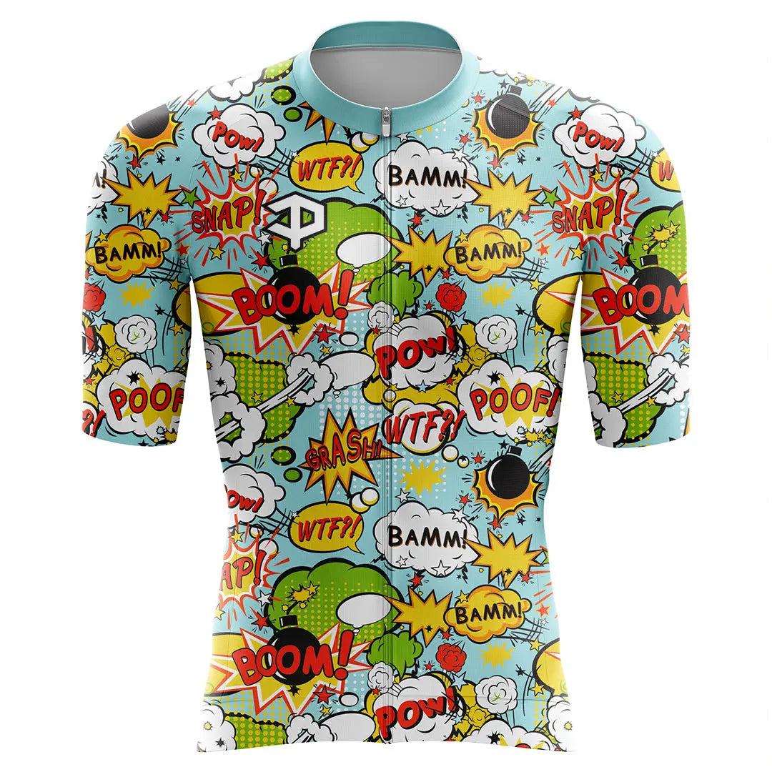 Comic Boom V2 Short Sleeve Cycling Jersey  