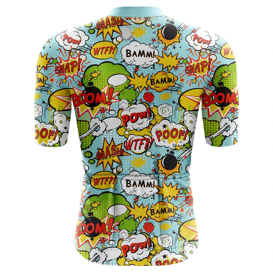 Comic Boom V2 Short Sleeve Cycling Jersey  