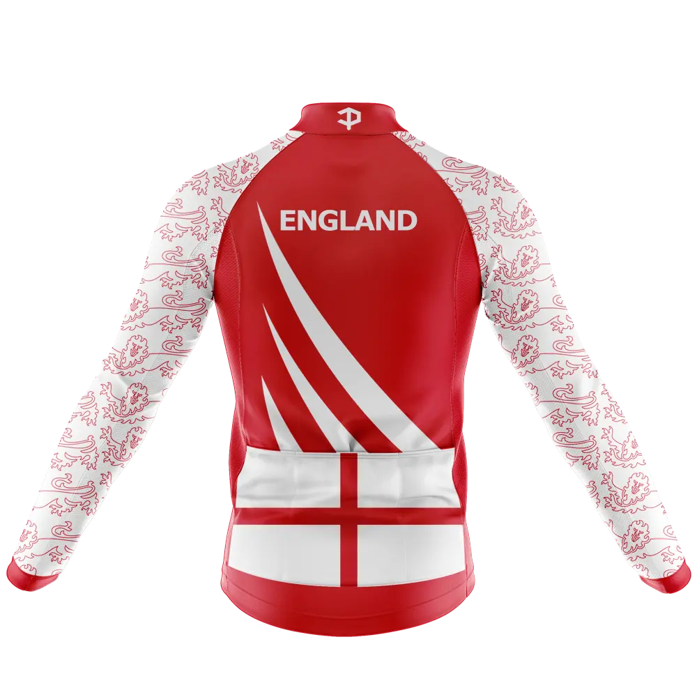 England Long Sleeve Cycling Jersey  