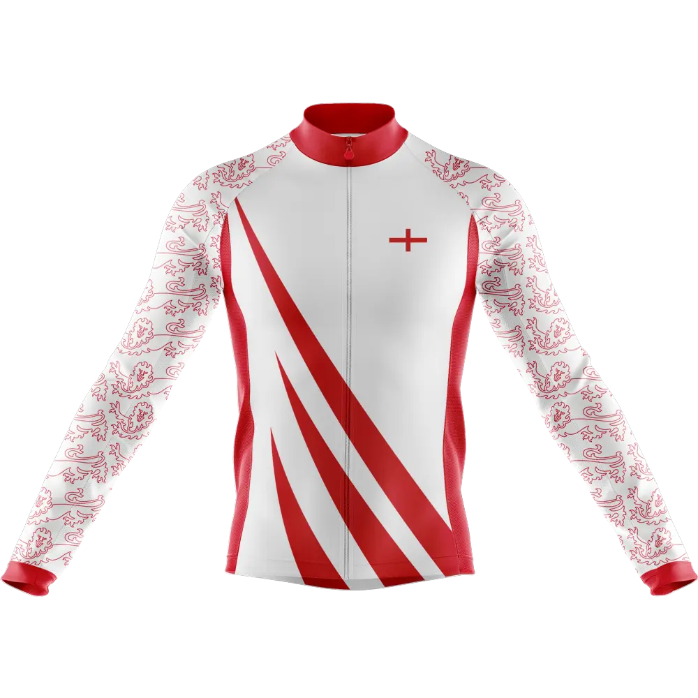 England Long Sleeve Cycling Jersey  