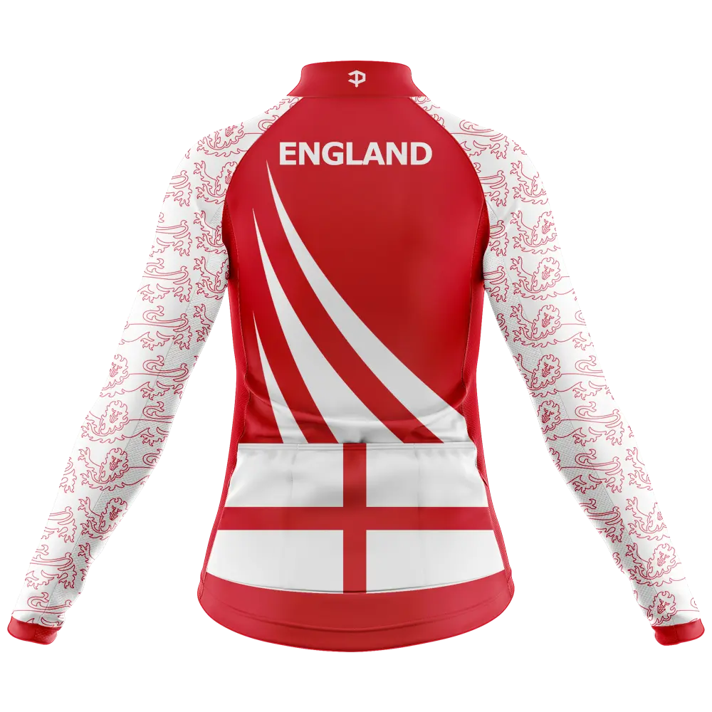 England Long Sleeve Cycling Jersey  