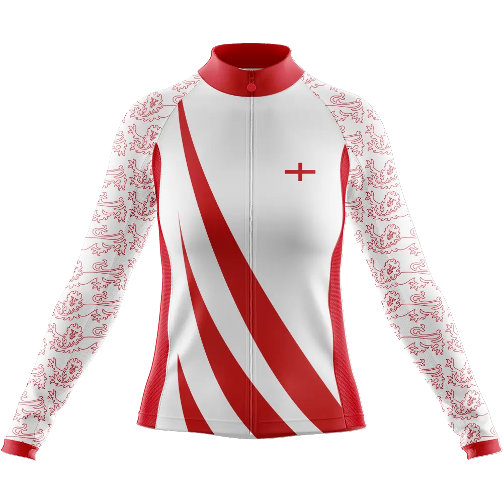 England Long Sleeve Cycling Jersey  