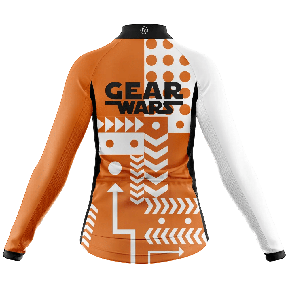 Gear Wars V2 Long Sleeve Cycling Jersey  
