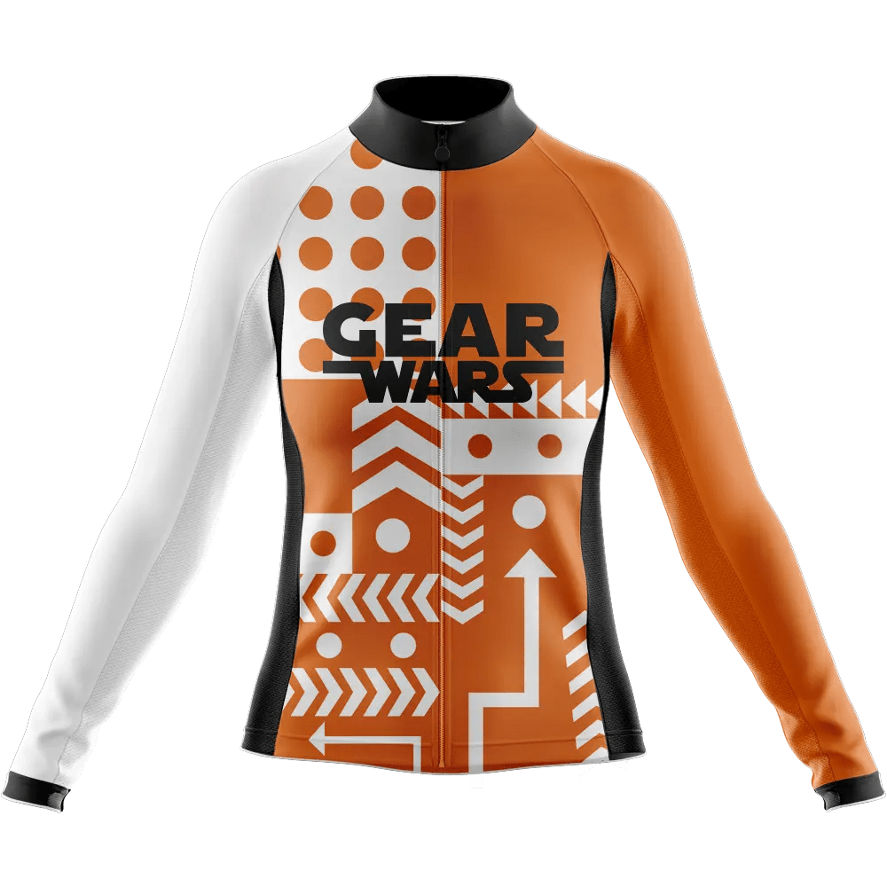 Gear Wars V2 Long Sleeve Cycling Jersey  