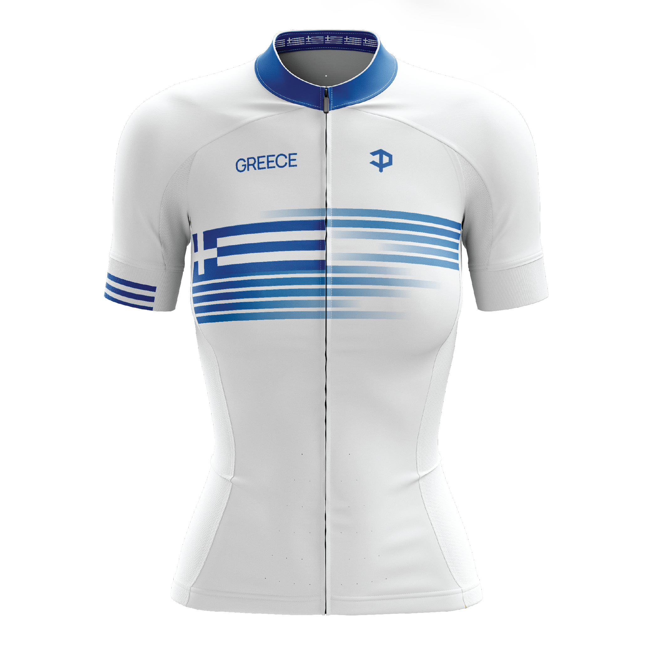 Greece Short Sleeve Cycling Jersey