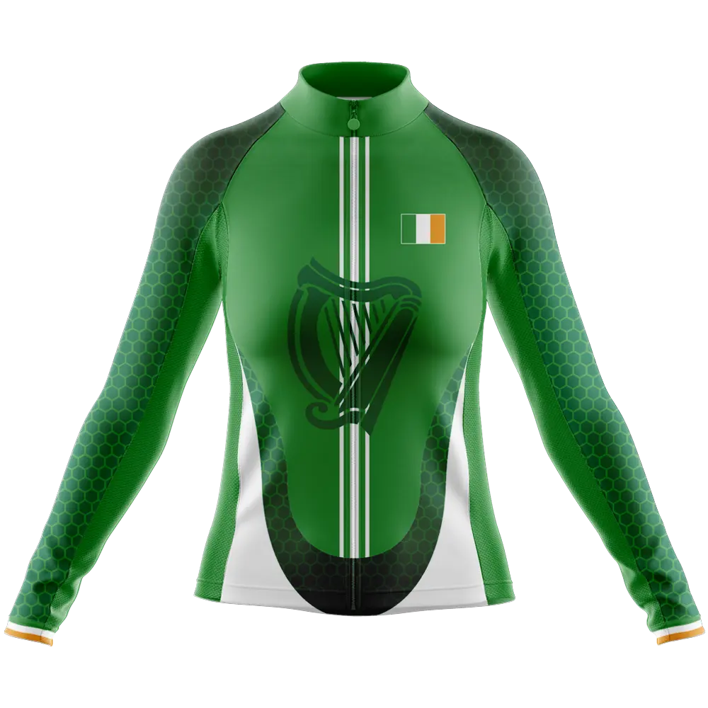 Ireland Long Sleeve Cycling Jersey  