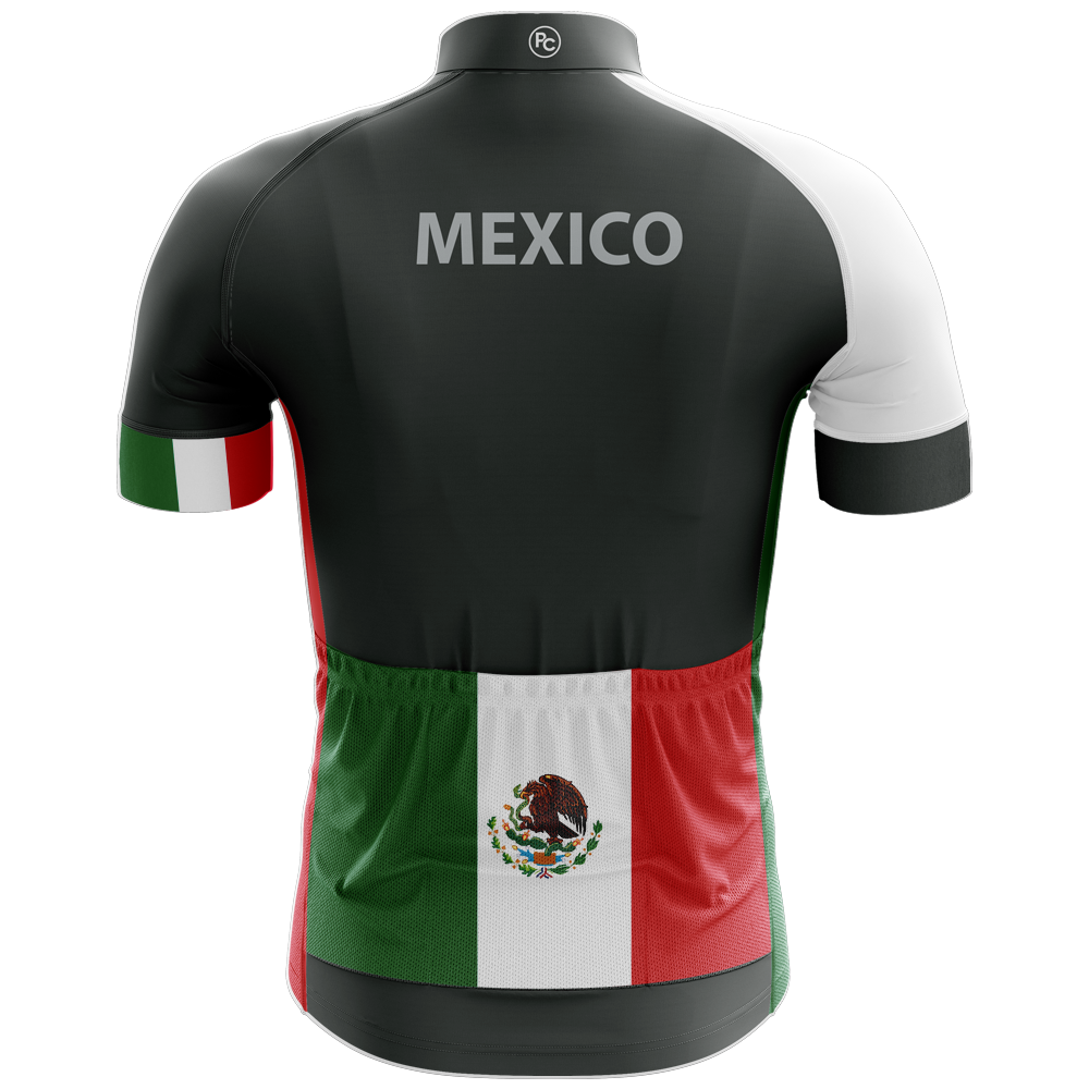 México Men039S Ciclismo Jersey Aprendible Rellenable Maillot