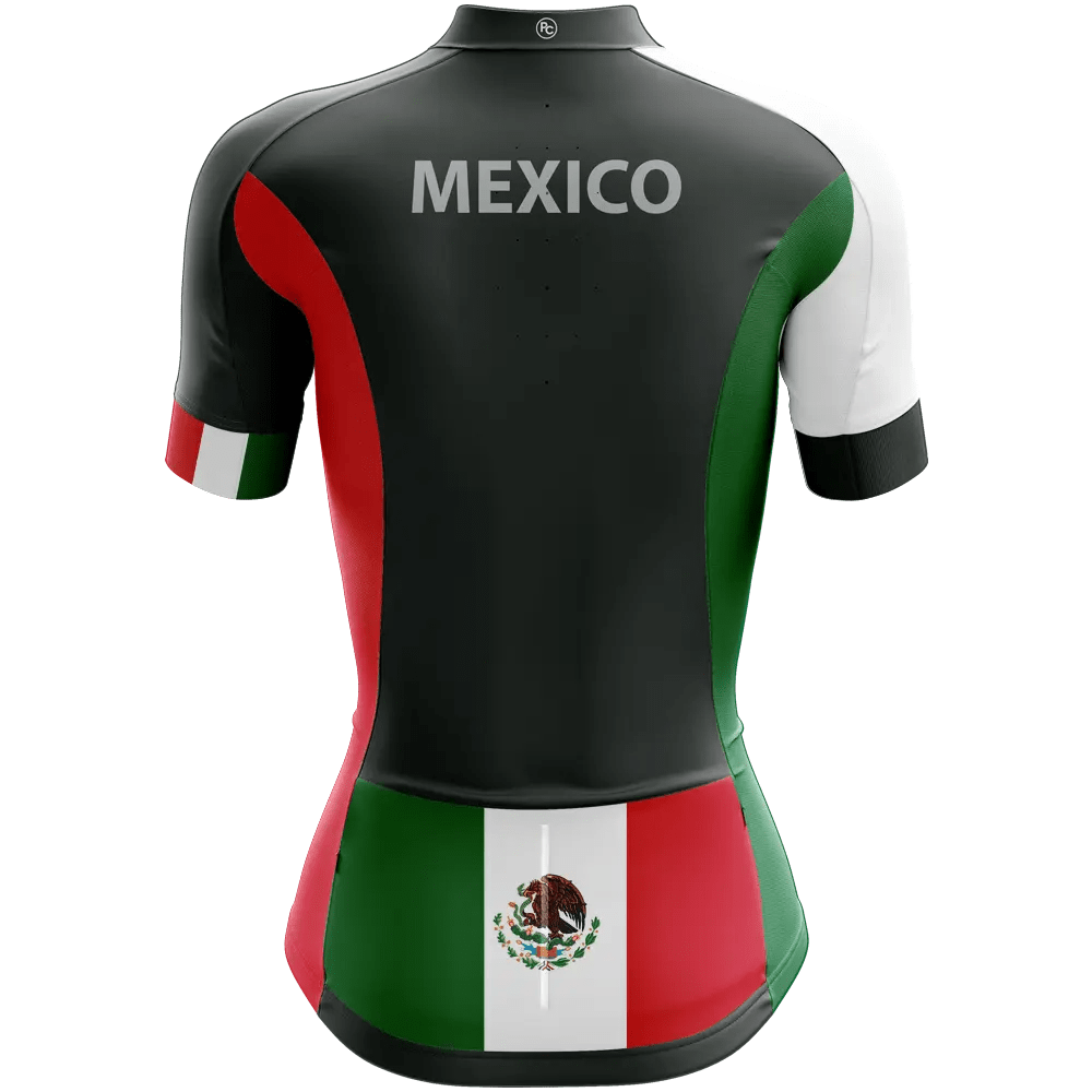 Mexico Black Short Sleeve Cycling Jersey  