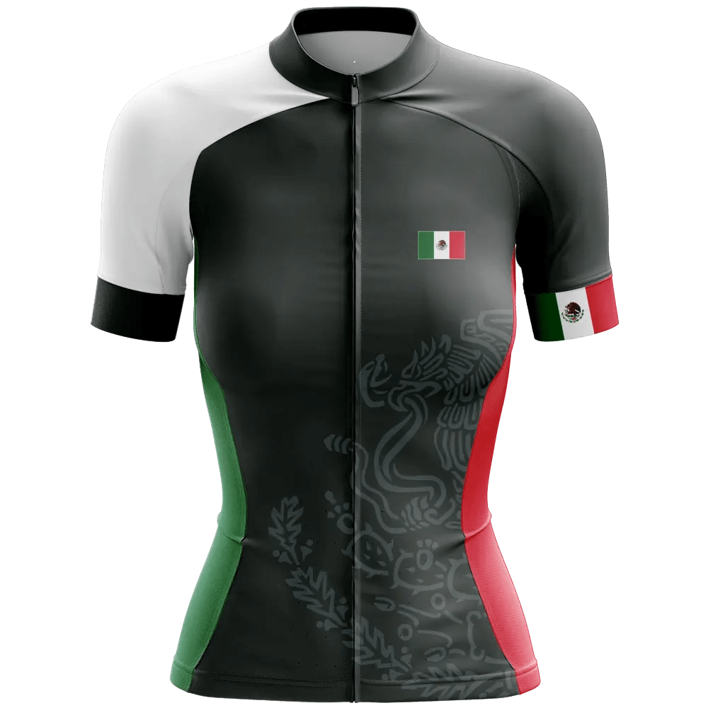 Mexico Black Short Sleeve Cycling Jersey  