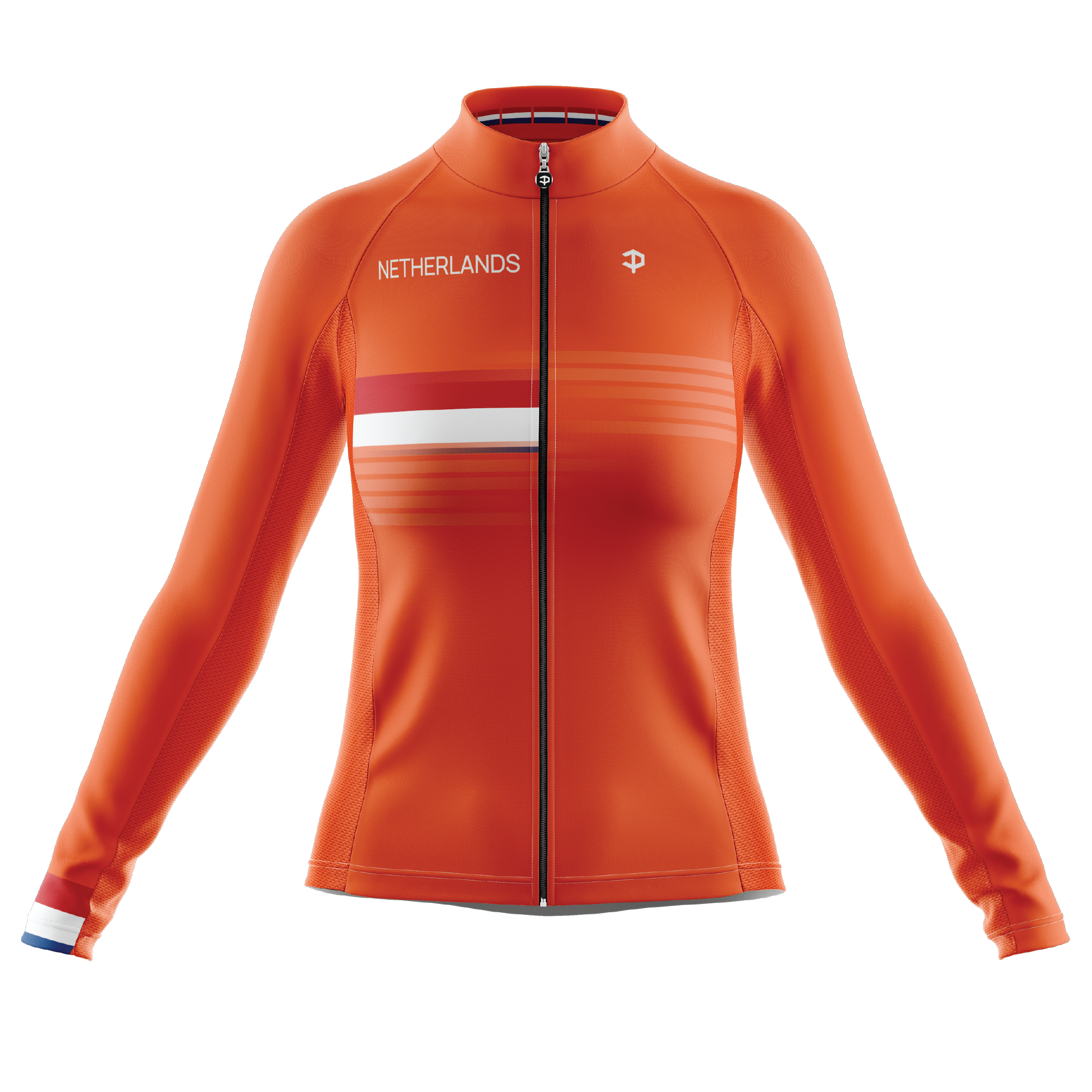 Netherlands Long Sleeve Cycling Jersey