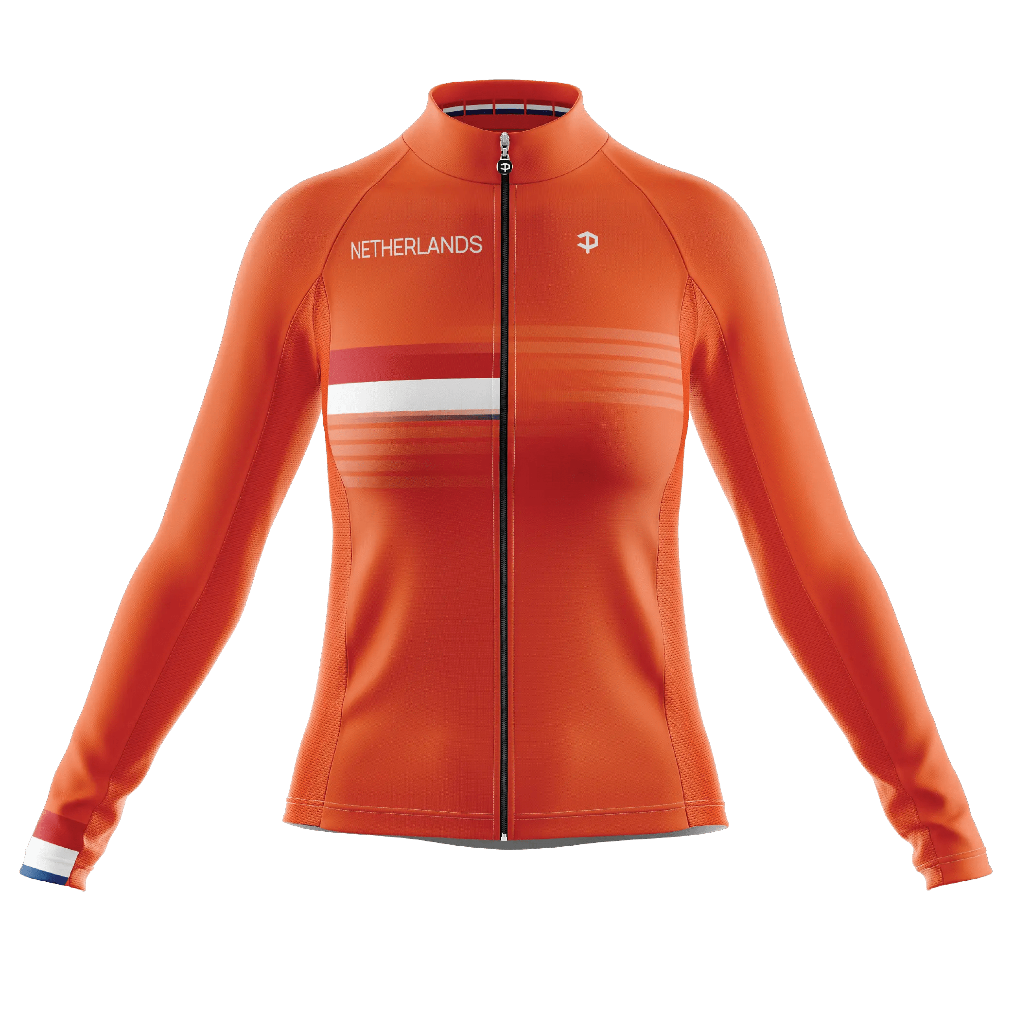 Netherlands Long Sleeve Cycling Jersey