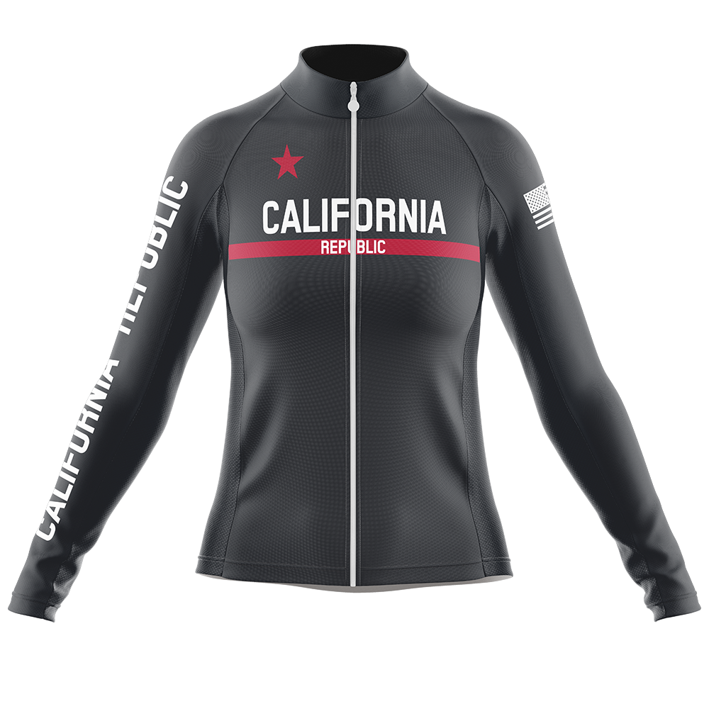 California V12 Long Sleeve Cycling Jersey