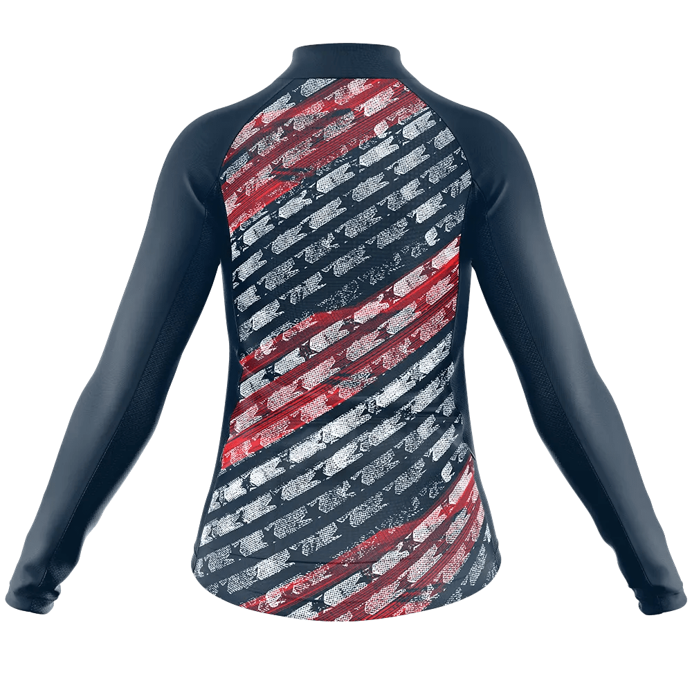 USA V5 Long Sleeve Cycling Jersey  