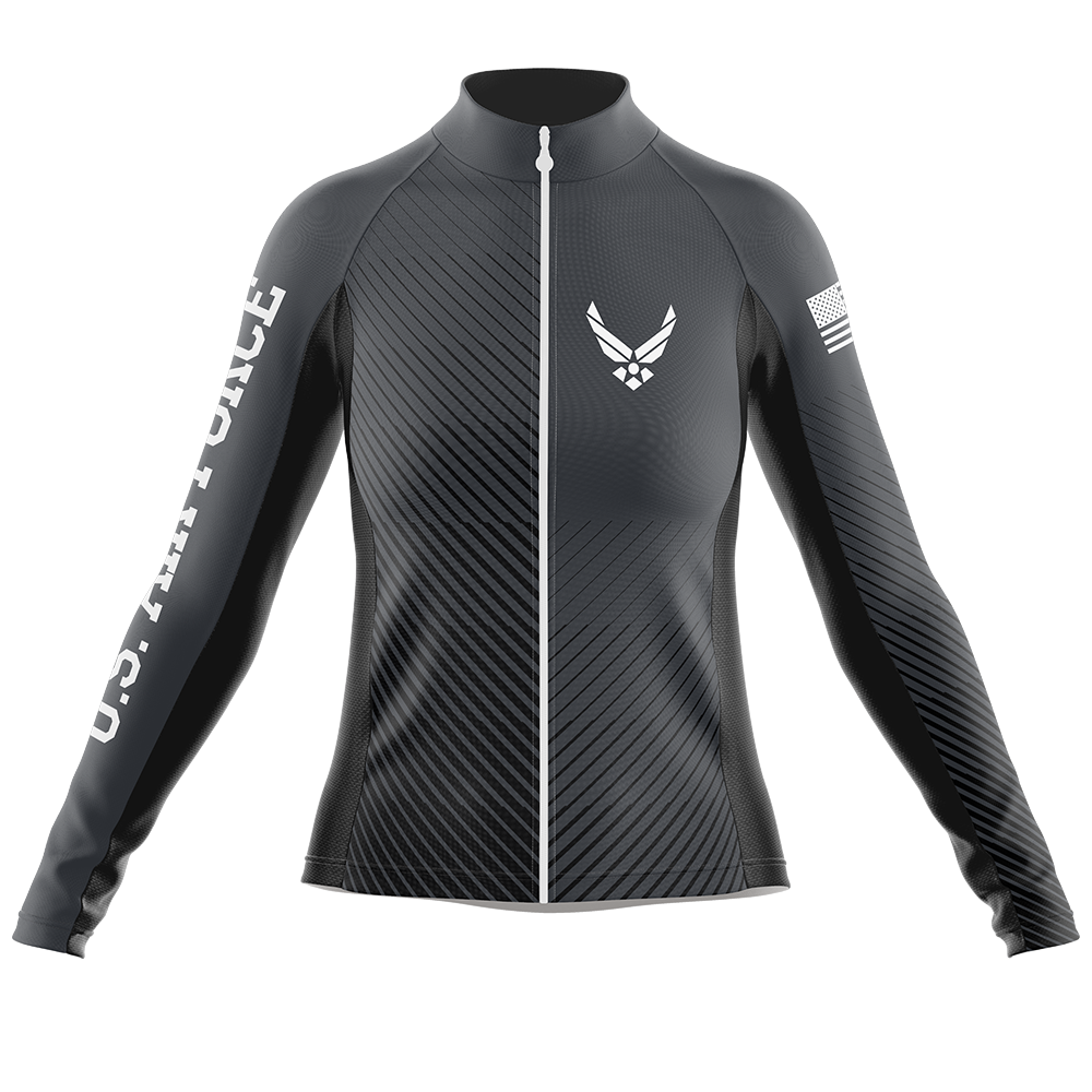 Air Force Long Sleeve Cycling Jersey