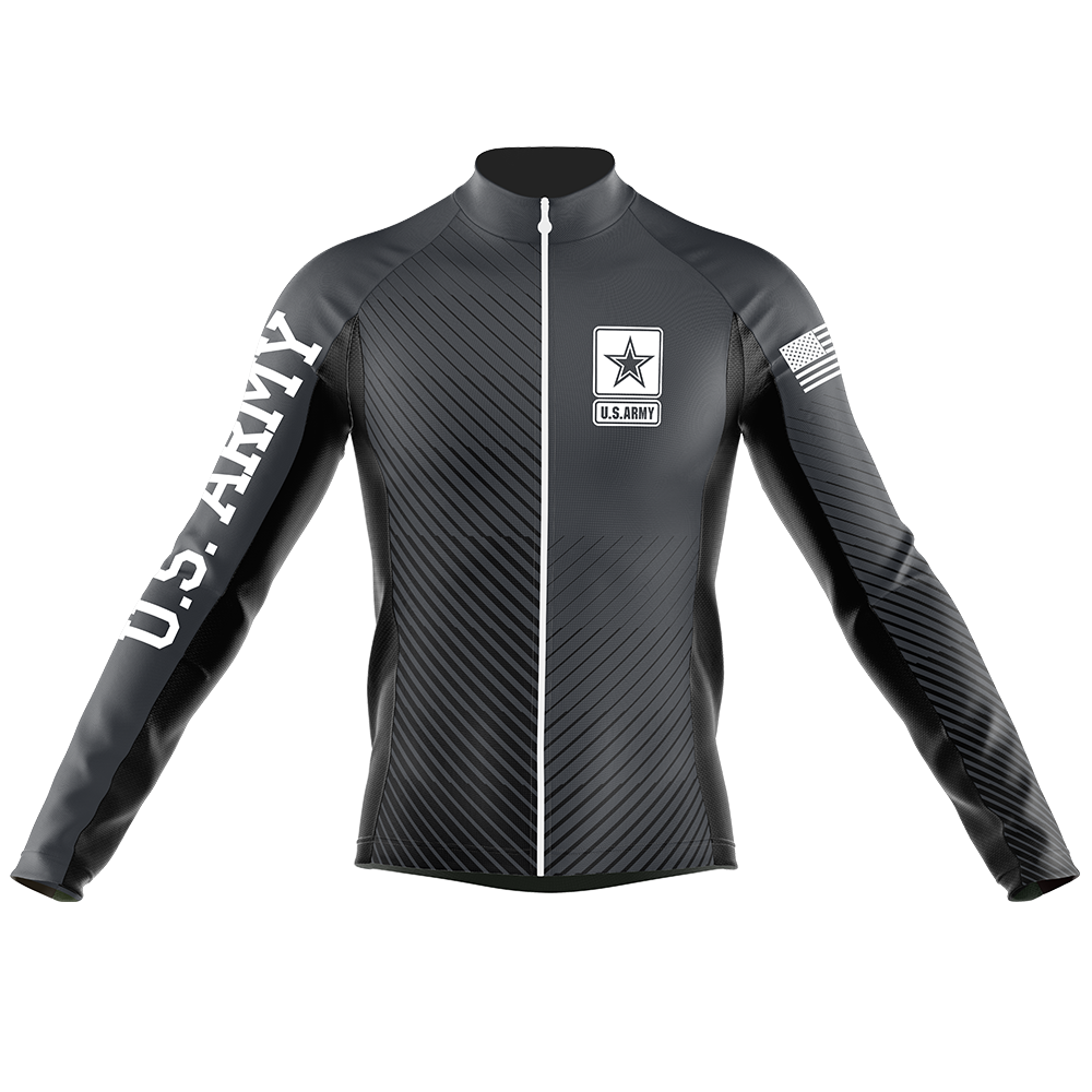 Army Long Sleeve Cycling Jersey