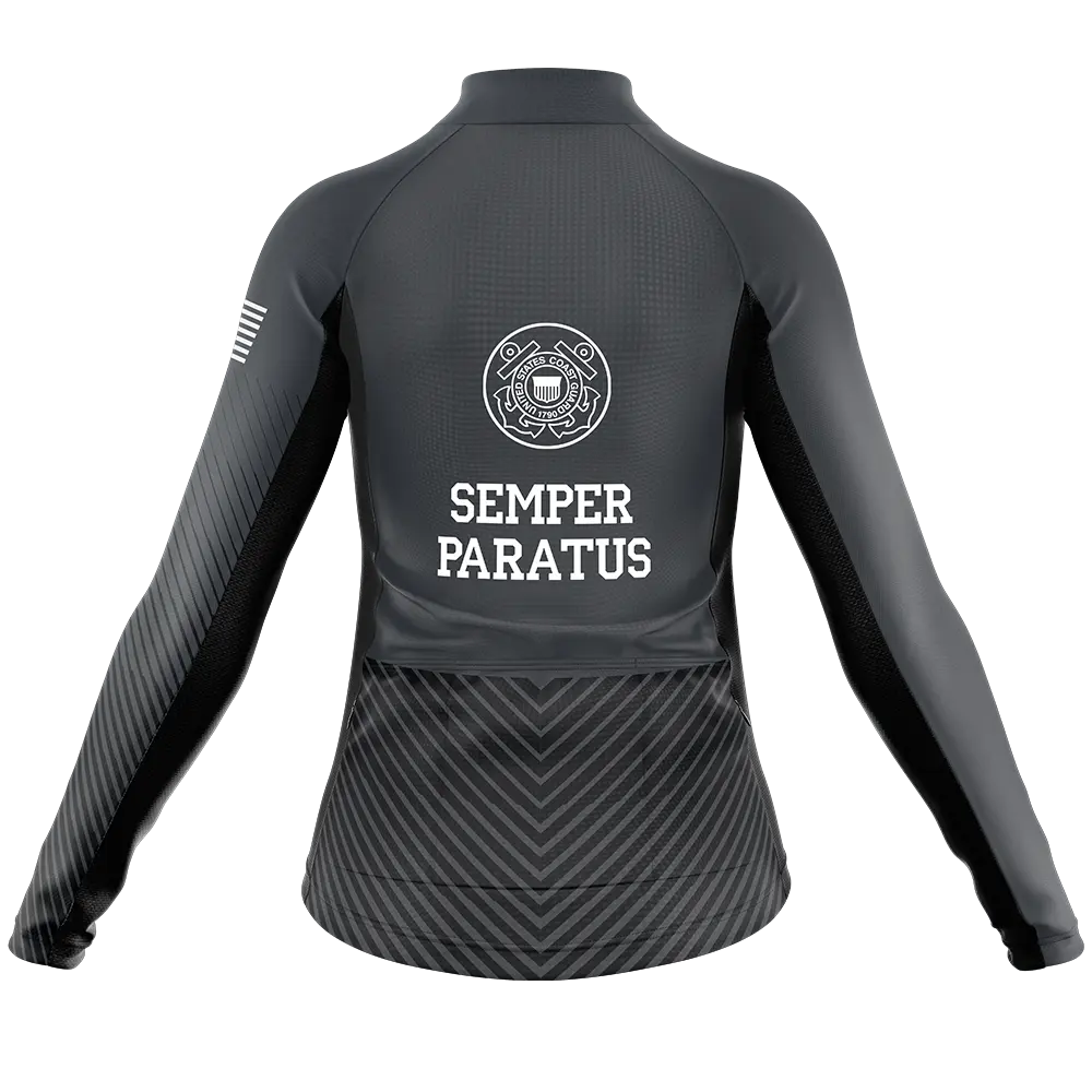 Coast Guard Long Sleeve Cycling Jersey  