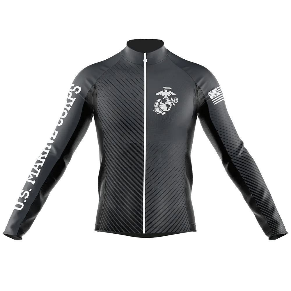 Marines Long Sleeve Cycling Jersey Pedal Clothing