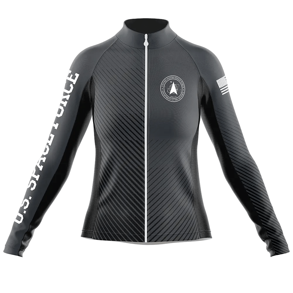 Space Force Long Sleeve Cycling Jersey