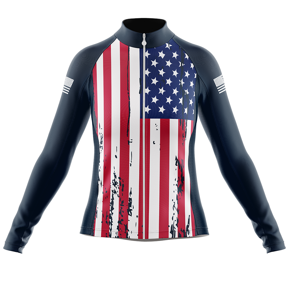US Army V1 Long Sleeve Cycling Jersey