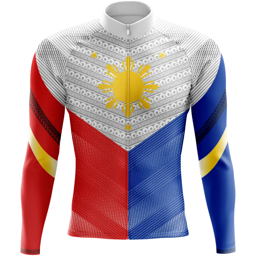Philippines V3 Long Sleeve Cycling Jersey  
