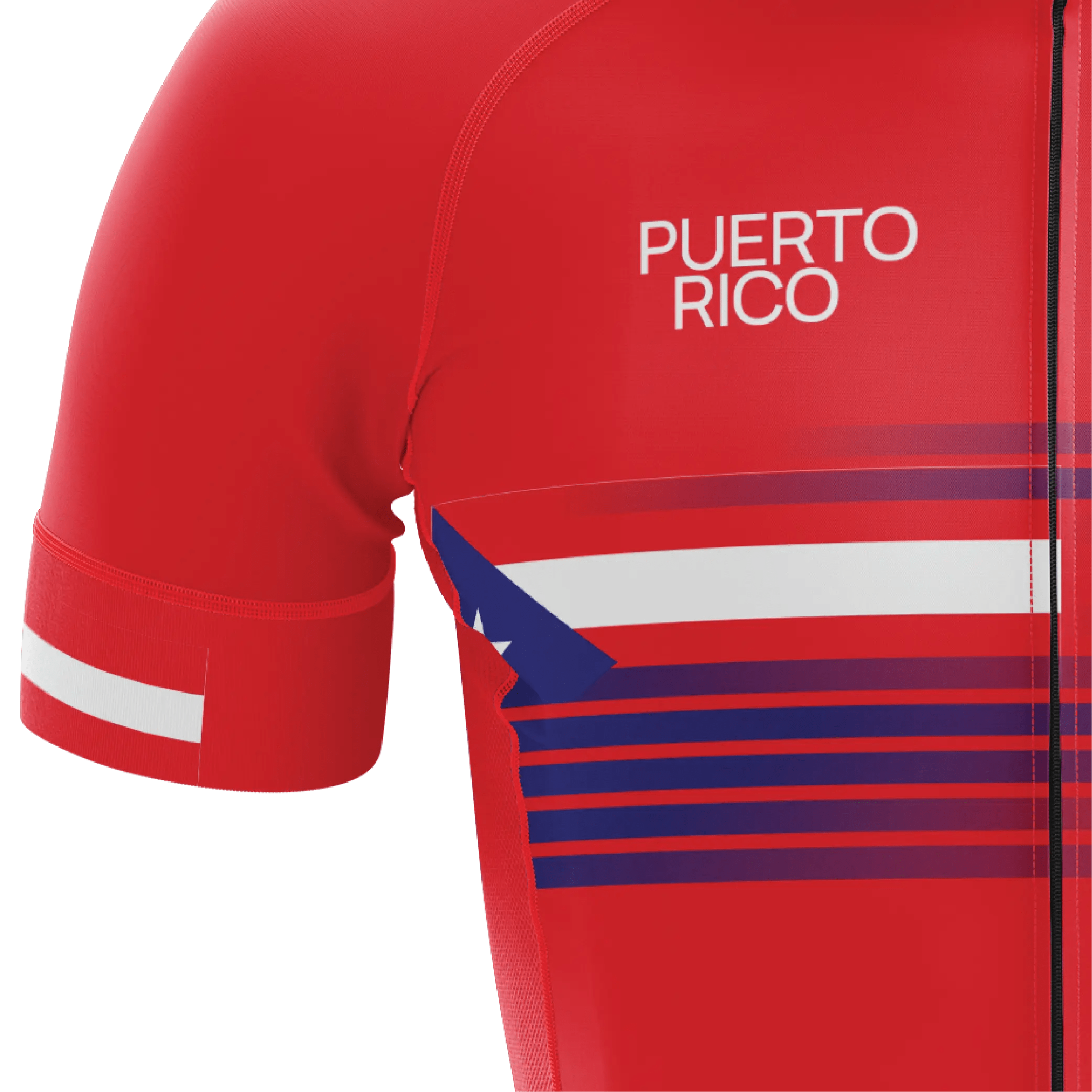 Puerto Rico Short Sleeve Cycling Jersey  