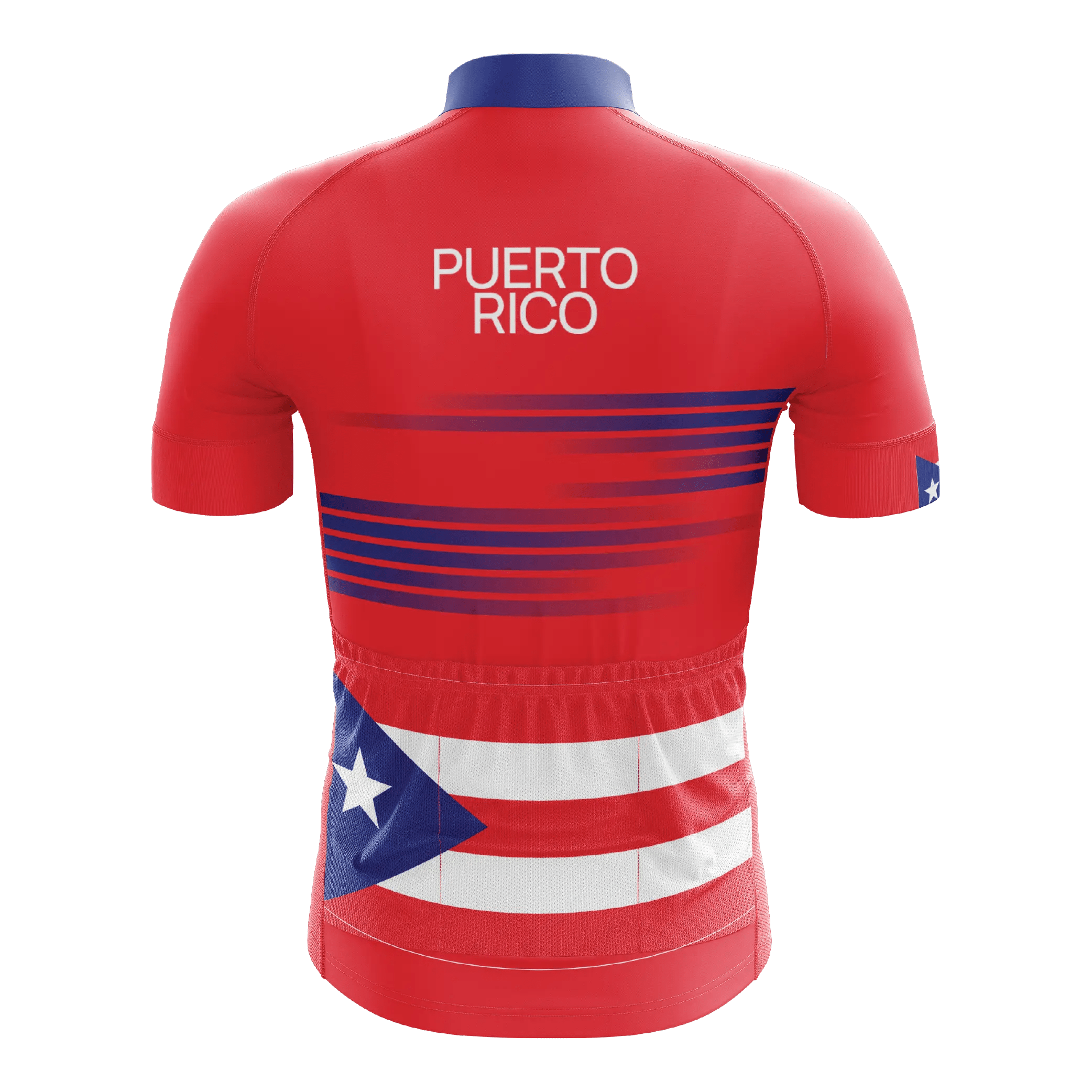 Puerto Rico Short Sleeve Cycling Jersey  