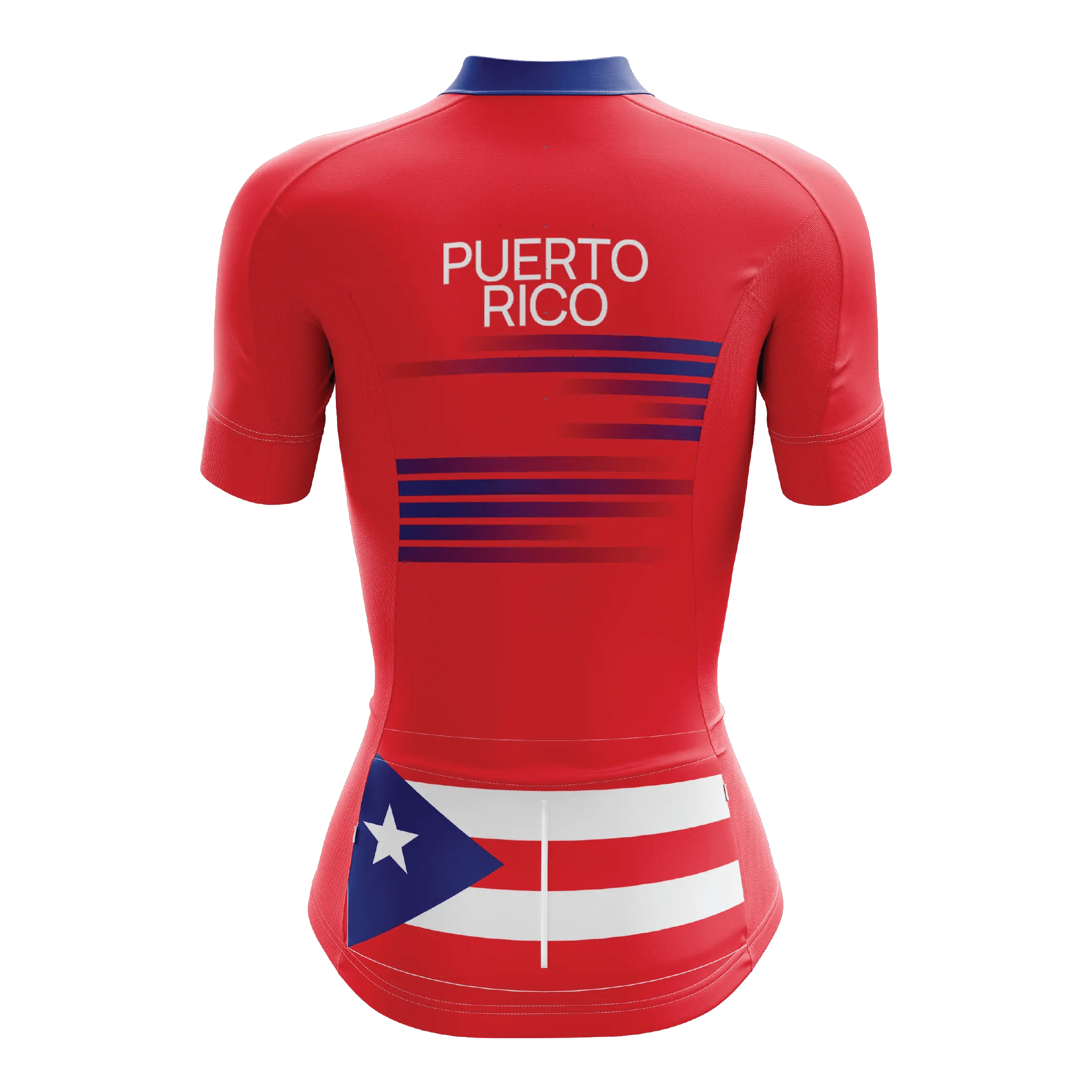 Puerto Rico Short Sleeve Cycling Jersey  