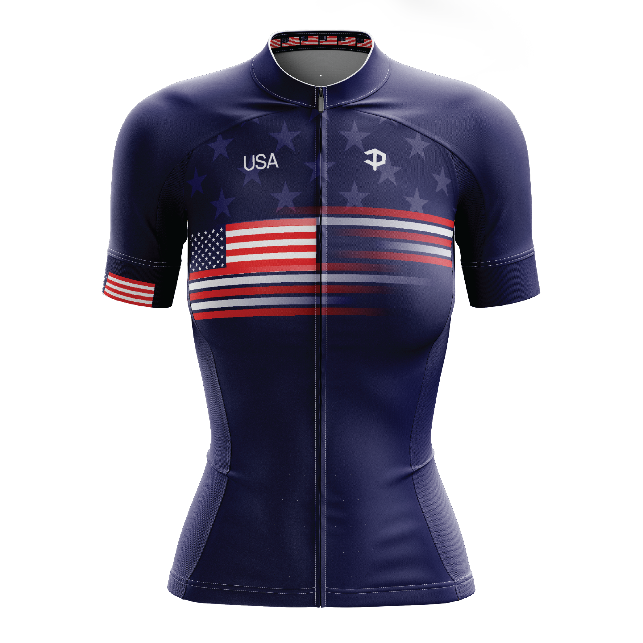 United States Short Sleeve Cycling Jersey