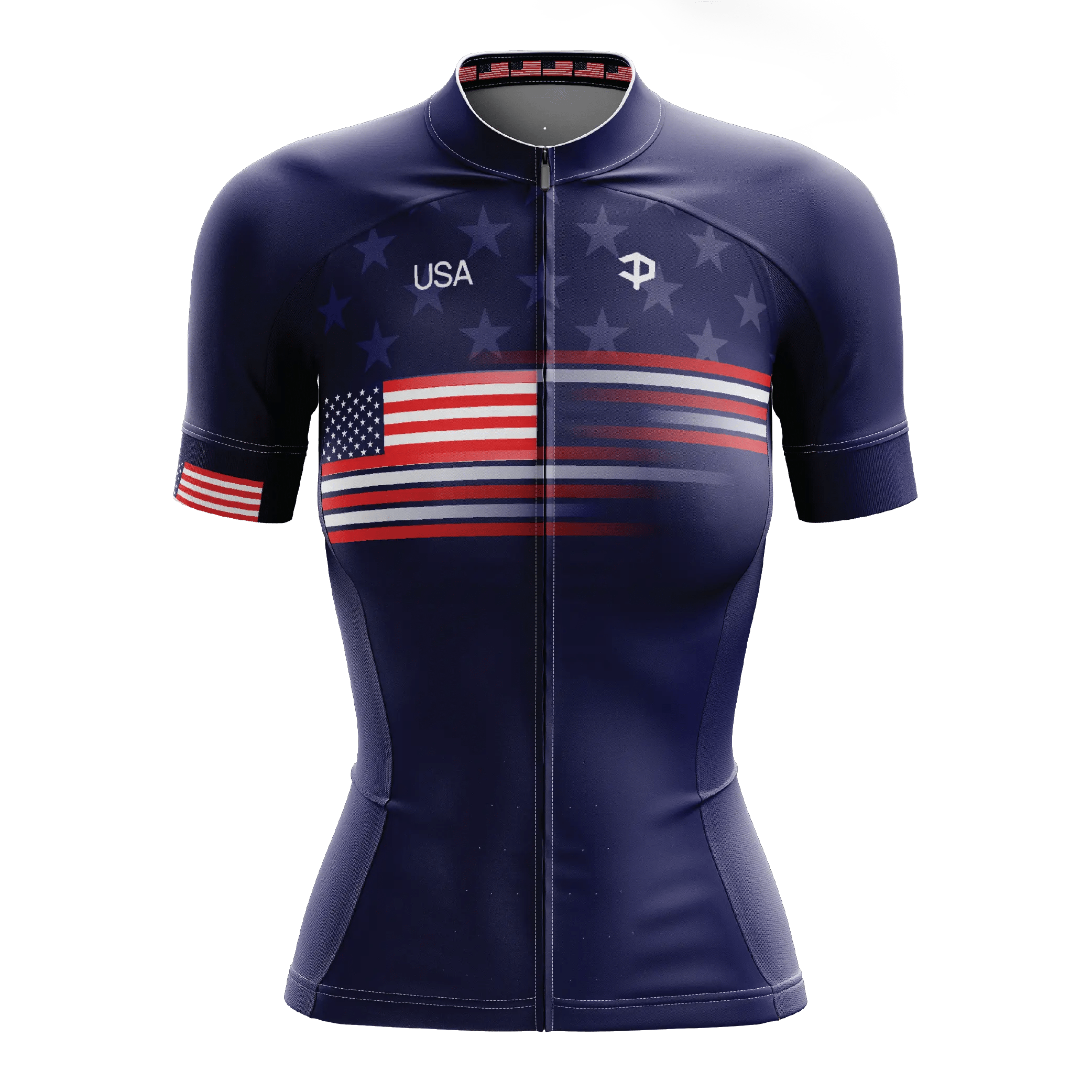 United States Short Sleeve Cycling Jersey