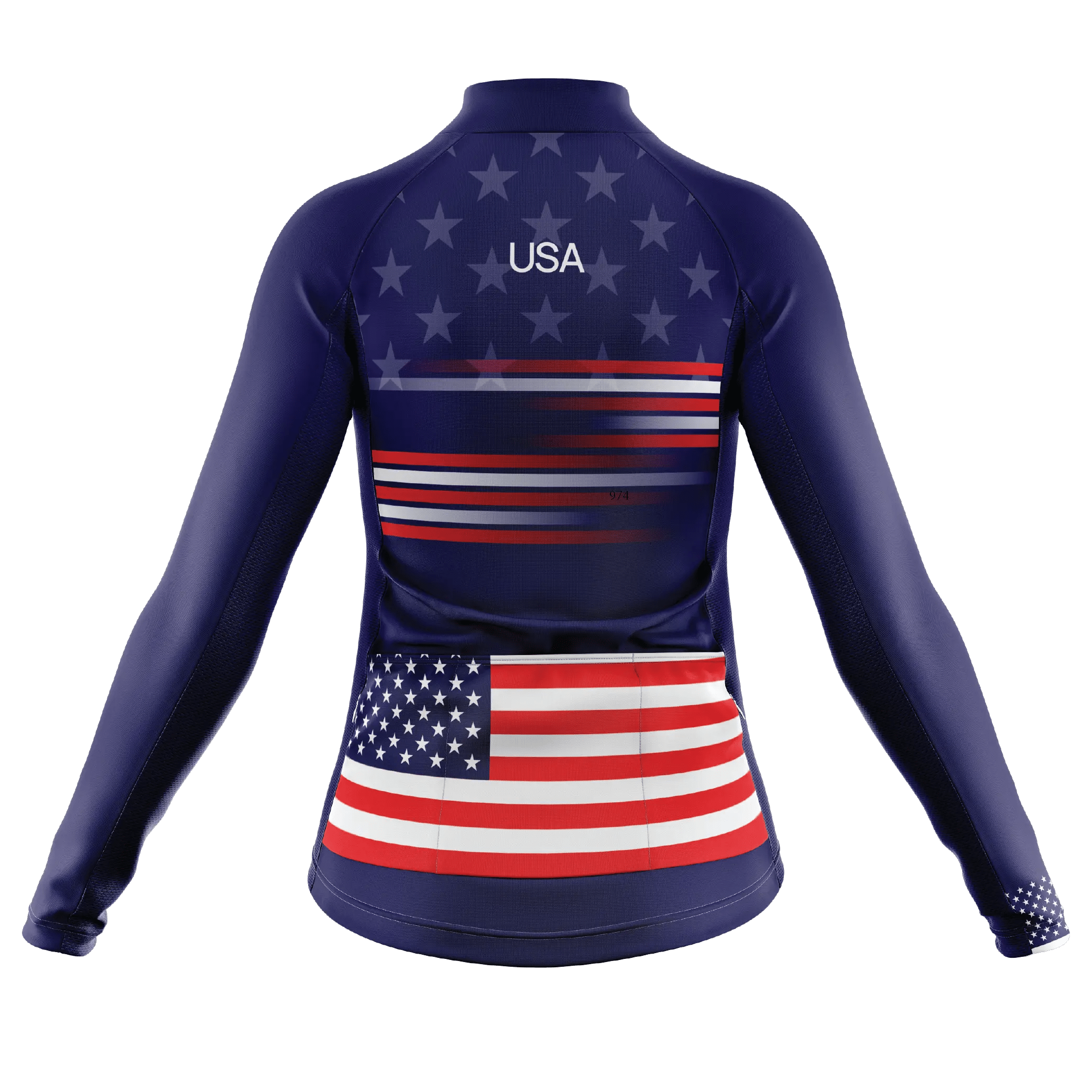 United States Long Sleeve Cycling Jersey  