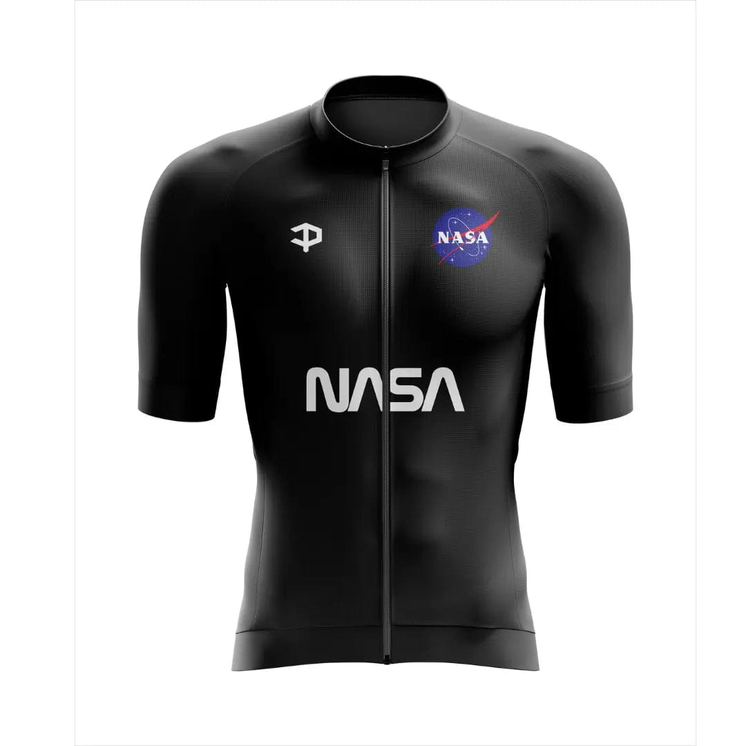 NASA Black Short Sleeve Cycling Jersey  
