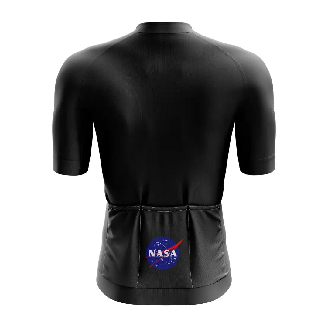 NASA Black Short Sleeve Cycling Jersey  