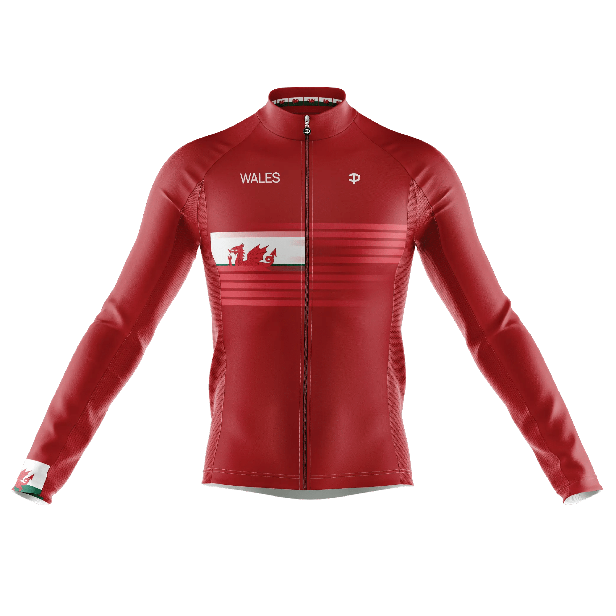 Wales V3 Long Sleeve Cycling Jersey  