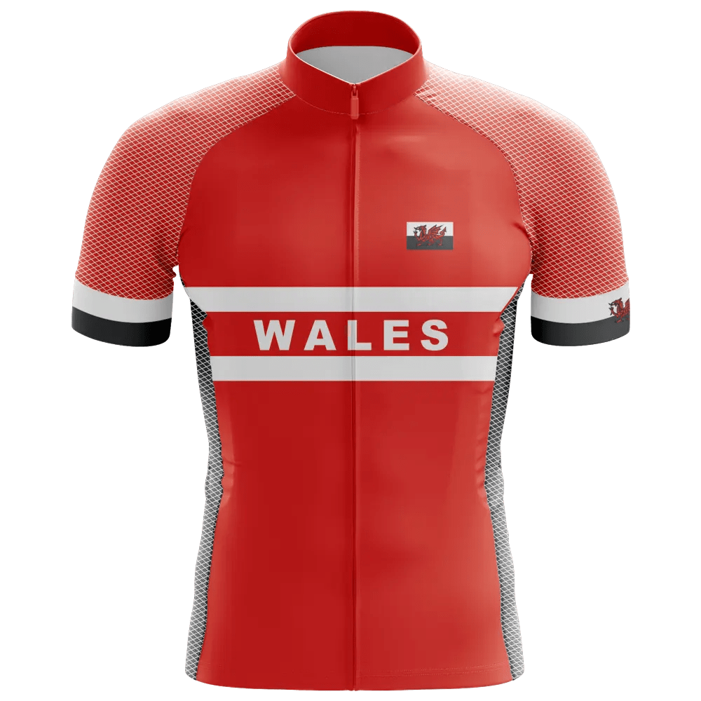 Wales V2 Short Sleeve Cycling Jersey  