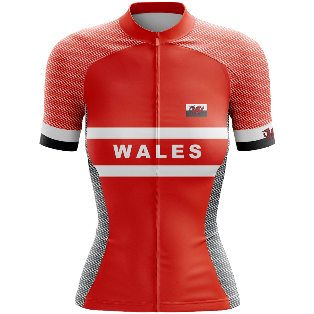 Wales V2 Short Sleeve Cycling Jersey