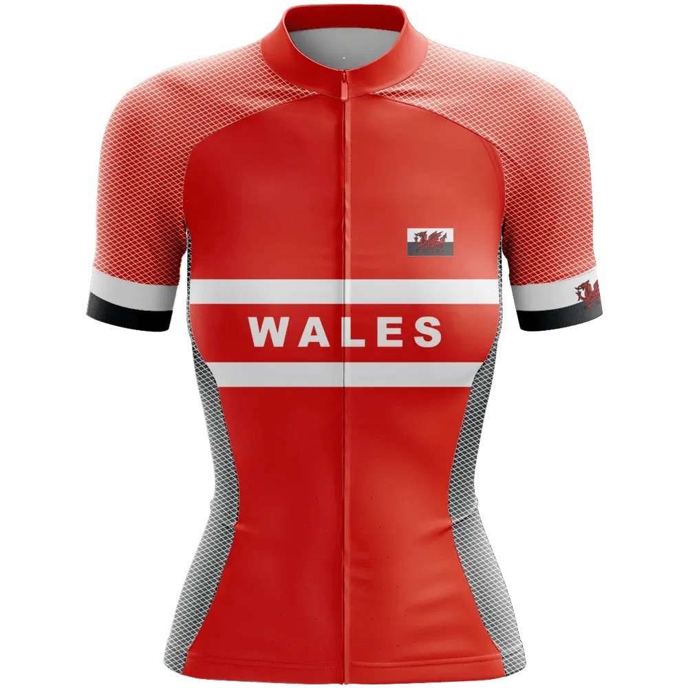 Wales V2 Short Sleeve Cycling Jersey  