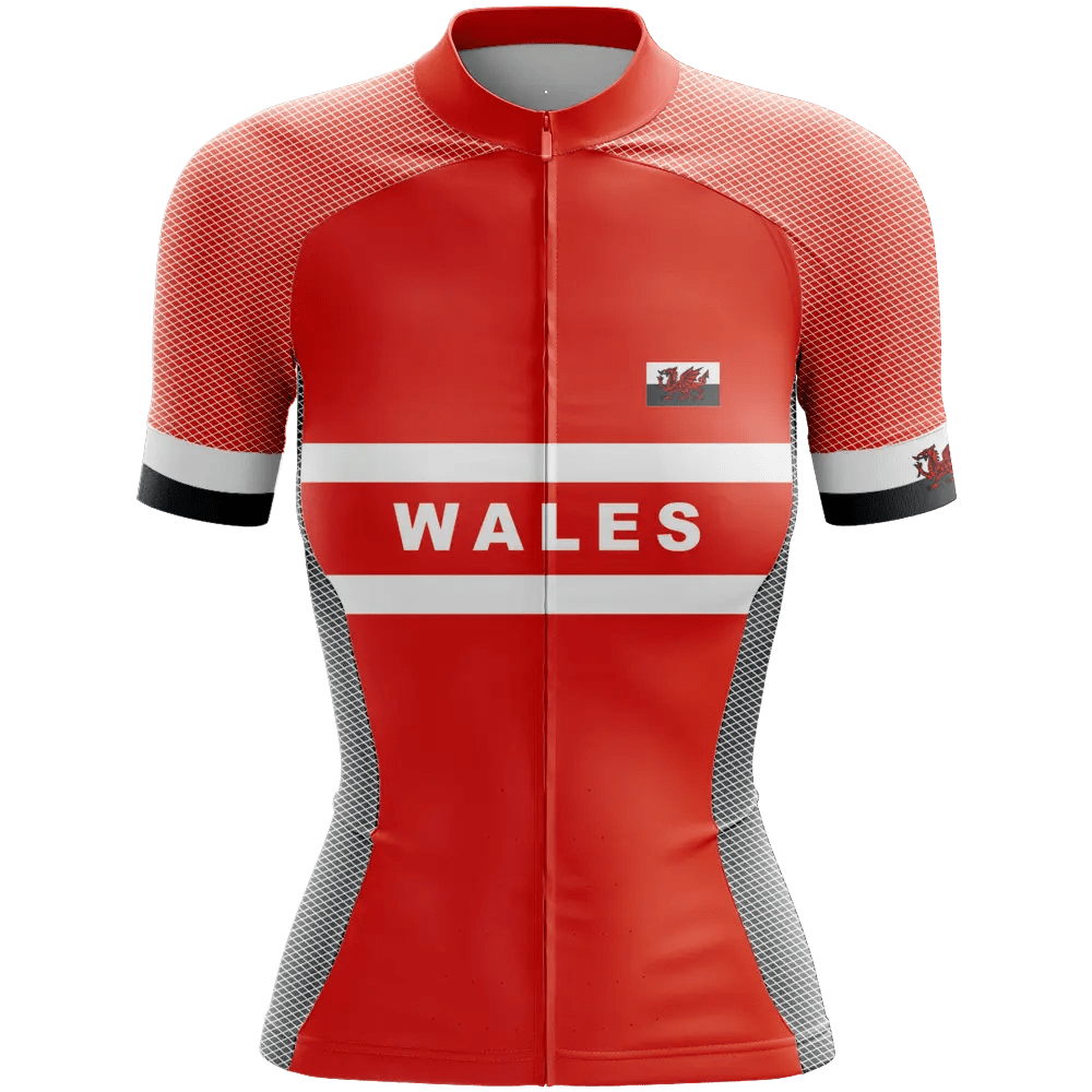 Wales V2 Short Sleeve Cycling Jersey