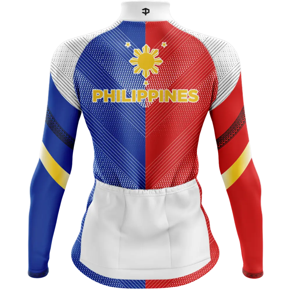 Philippines V3 Long Sleeve Cycling Jersey  