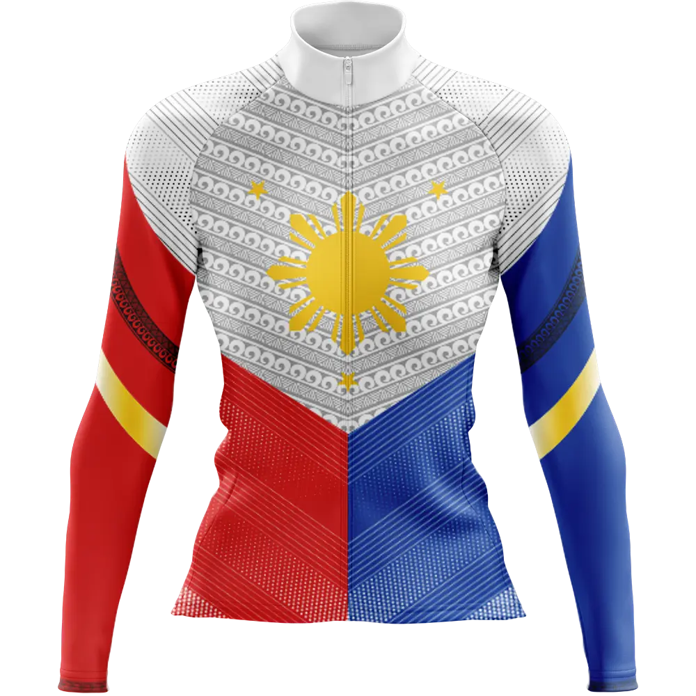 Philippines V3 Long Sleeve Cycling Jersey  