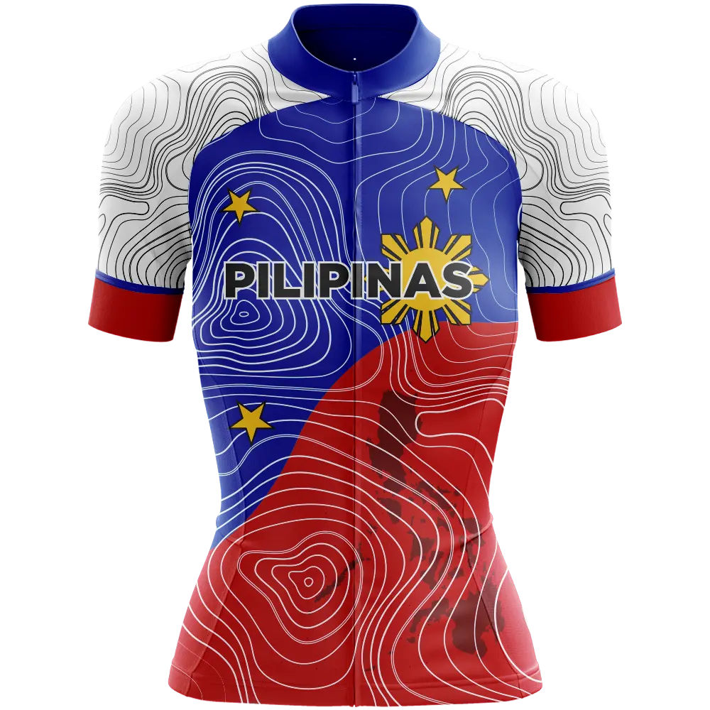 Philippines V4 Short Sleeve Cycling Jersey  