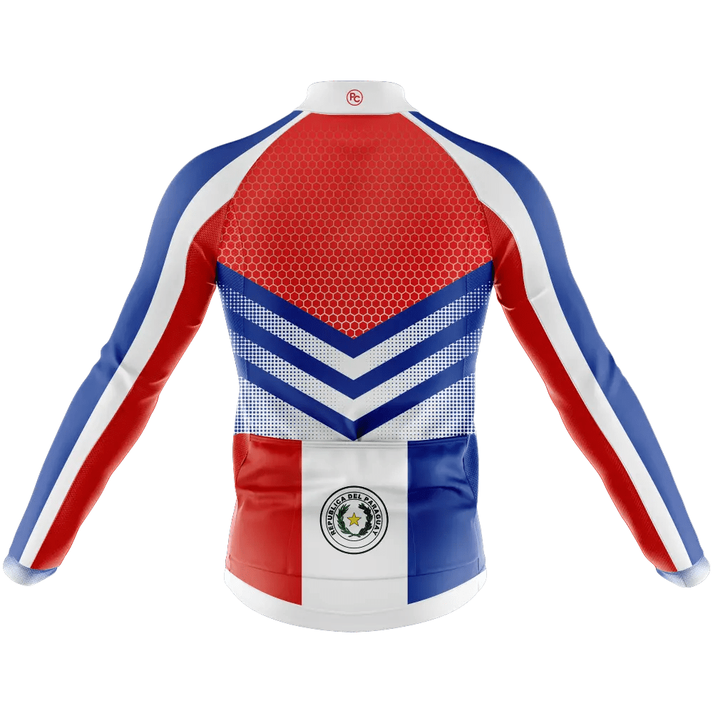 Paraguay V1 Long Sleeve Cycling Jersey  