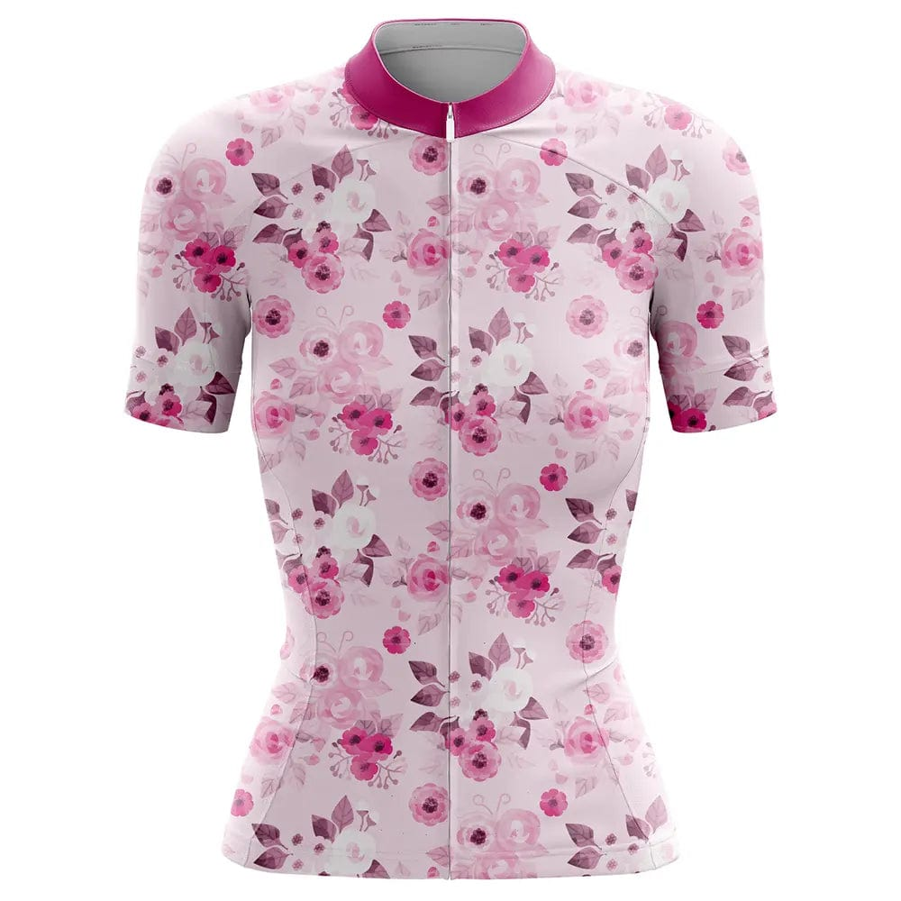Floral V2 Short Sleeve Cycling Jersey  